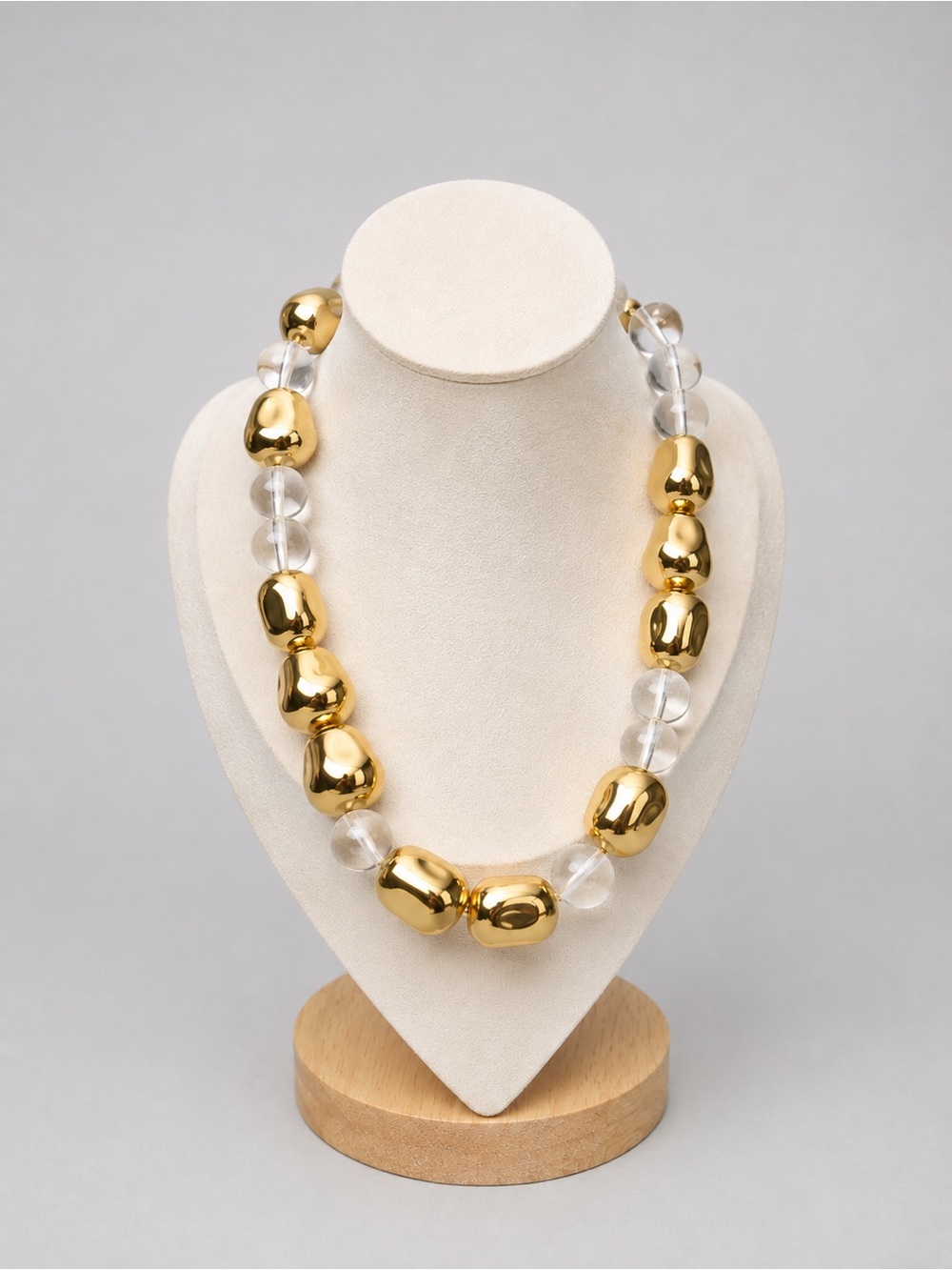 Susan Graver Chunky Nuggets Necklace NWT